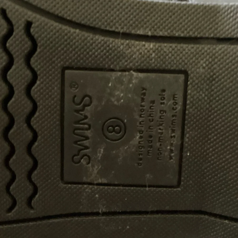 Swims Nordic Loafer Boat Shoes Lace up Size 8 Gray
